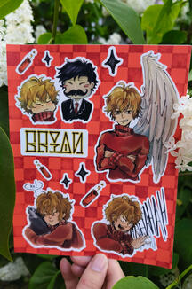 Grian from Life Series sticker sheet
