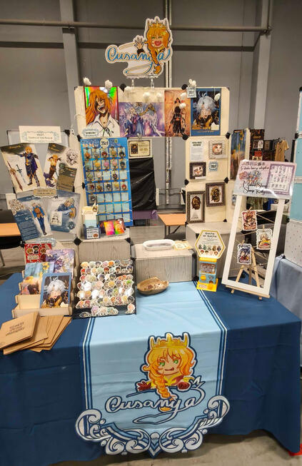 Scyzorykon 2 26-27.07.2026 Kielce Shared booth with Firefly Forest, I assisted with Magical Girls stamp rally and shared samples of my book for people to read.